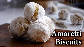 Authentic Soft Amaretti Biscuit Recipe [upl. by Lou]