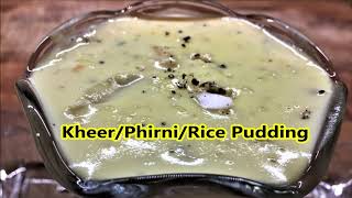 How To Make Kheer l Phirni l Indian Rice Pudding Recipe l Gastro Guru [upl. by Astrix461]