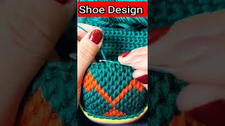 Shoe Design Crochet [upl. by Ikoek427]