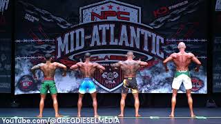 NPC Mid Atlantic Classic Mens Physique overall [upl. by Ginnie]