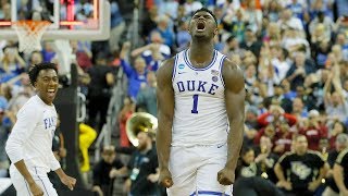 Zion Williamson NCAA tournament highlights [upl. by Llertak312]