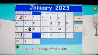 Starfall The quotJanuary 24 2023quot Calender [upl. by Zachariah]