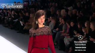 Tadashi Shoji FallWinter 201314  New York Fashion Week NYFW  FashionTV [upl. by Ssyla]