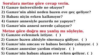 A1 Türkçe dinleme sınavı A1 Turkish listening exam [upl. by Nari]