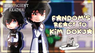 Fandoms react to Kim Dokja 13  ft orv  read pls description  snowflake [upl. by Roderigo]