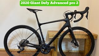 2020 Giant defy Advanced pro 2 Bike Check Review [upl. by Elleval]