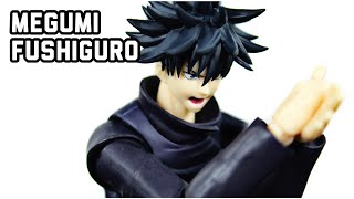 SH Figuarts Jujutsu Kaisen Megumi Fushiguro Action Figure Review Tamashii Nations BANDAI [upl. by Aekahs]