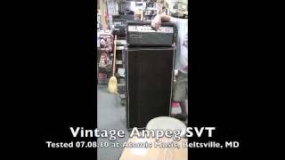 Vintage Ampeg SVT Tube Bass Amplifier [upl. by Margaux]