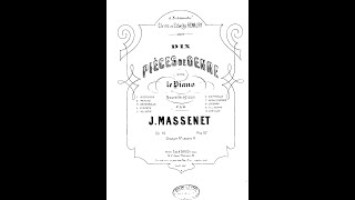 10 Pièces de genre Op10 By Jules Massenet with Score [upl. by Elenore751]