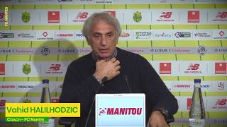 Vahid Halilhodzic avant AS Vitré  FC Nantes [upl. by Osyth]