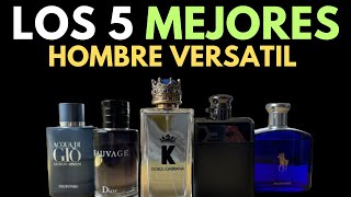 Los 5 MEJORES PERFUMES PARA HOMBRE del 2025 [upl. by Aiksa278]