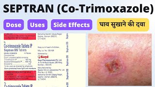 Septran tablet  Cotrimoxazole tablet in hindi  Cotrimoxazole uses  Septran ds tablet use in hindi [upl. by Ecirahc653]