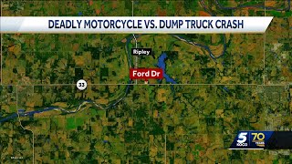 Motorcyclist dies in crash involving dump truck on Payne County highway [upl. by Durning787]