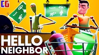 СТРАХИ Привет Сосед СУПЕРМАРКЕТ С МАНЕКЕНАМИ Мультяшный хоррор Игра Hello Neighbor АКТ 3 [upl. by Litton]