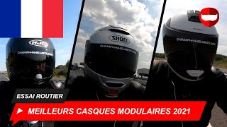 Les Meilleurs Casques Modulaires 2021 Essai Routier  ChampionHelmetscom [upl. by Yslehc]