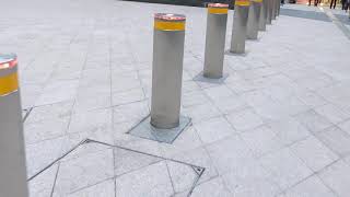 Instalación de 10 Bolardos AccessPRO [upl. by Ahsiek]