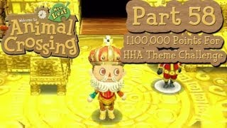 Animal Crossing New Leaf  Part 58 HHA Theme Challenge Complete Scoring Over 1100000 Points [upl. by Aitnahs]