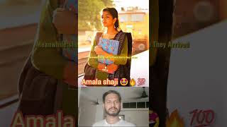 Amala Shaji 🤩💯🔥 amalashaji funny indianactor actorvijay duet tamilactor [upl. by Chrysler]