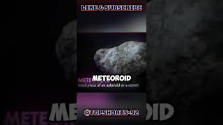 Difference Between Asteroid Comet and Meteor shortsfeed space spaceexploration [upl. by Ardnuyek]