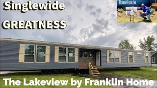 Singlewide GREATNESS The Lakeview by Franklin Homes [upl. by Ennovi122]