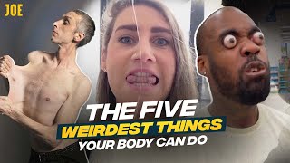 The FIVE WEIRDEST Things The Human Body Can Do GLEEKING EYE POPPING [upl. by Edgard126]