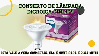 Conserto de lâmpada dicroica Philips  EP315 [upl. by Nylyoj]