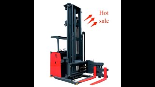 Standing Type 3 Way Pallet stackerstacker vnaforklift for saleforklift [upl. by Eirrotal]