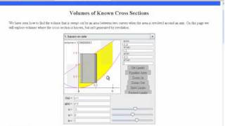 APCalc  Volumes of Known Cross Section  part 4 [upl. by Bridgette]