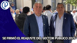 SE ACABA DE FIRMAR EL ACUERDO SOBRE EL REAJUSTE DEL SECTOR PÚBLICO 2023 [upl. by Sathrum]