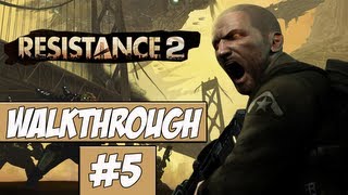 Resistance 2 Walkthrough Ep5 wAngel  Chimeran Mothership [upl. by Oxley283]