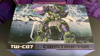 TMT0  ToyWorld TW C07 v2 Constructor Devastator Unboxing [upl. by Yxor517]