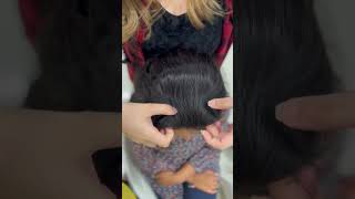 Invisible PRO Patch For Frontal Hair Thinning  Hair Extensions For Thin Hair 1hairstop shorts [upl. by Berlauda]