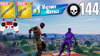 144 Elimination Duo Vs Squads Gameplay Wins Ft CycloneFN Fortnite Chapter 5 PS4 Controller [upl. by Ecissej780]