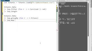 F Data Analysing Titanic data with CSV provider [upl. by Jed]