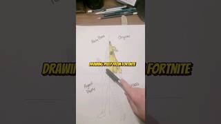 Drawing Peely from Fortnite  P1000 drawing fortnite shorts [upl. by Gavra]