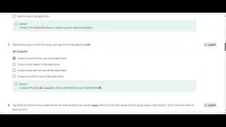 Final Exam Solution of Data analysis with python  Coursera Quiz Answers  IBM data analysis [upl. by Acemat]