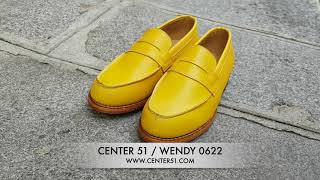 Mocassin Femme Center 51 0622 Wendy cuir jaune [upl. by Gifford273]