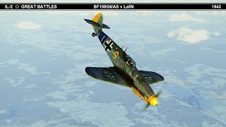 iL2 Great Battles Lets take up a 109G6 vs La5 in single player 4K UHD [upl. by Roter]