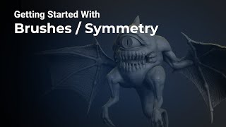 11  ZBrush for iPad  Brushes and Symmetry [upl. by Ramyaj]