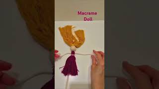 Macrame Doll part 2 [upl. by Eimaraj]