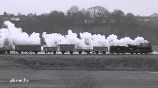 LNWR 7F 49395 on the last freight to Bacup [upl. by Rem]