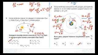 Test9 Çembersel Hareket Kepler Kanunları Meb Kazanım Kavrama Testi 12 Sınıf  KK9 [upl. by Dorfman]