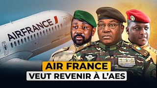 Air France perd 500 millions par jour et veut revenir au Mali Niger Burkina [upl. by Ulises]