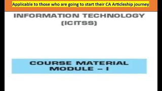 ICITSS  ITT  MODULE 1  Important MCQSQandA [upl. by Marbut240]