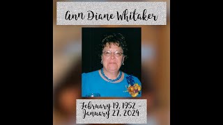 Celebrating the Life of Ann Whitaker [upl. by Nurav]