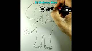 Dibujamos al Elefante Blas de Canciones del Zoo [upl. by Ruamaj]