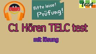 C1 Hören TELC test [upl. by Ailama]