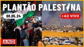 Israel bloqueia passagem de ajuda em Gaza  Entrevista com estudante no USA  Plantão Palestina 165 [upl. by Farley216]