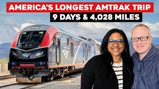 Americas Longest Amtrak Ride 9 Days From Seattle to Miami [upl. by Airogerg]