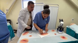 Wound Care and Suture Removal Techniques  AIMS Education [upl. by Loralie]